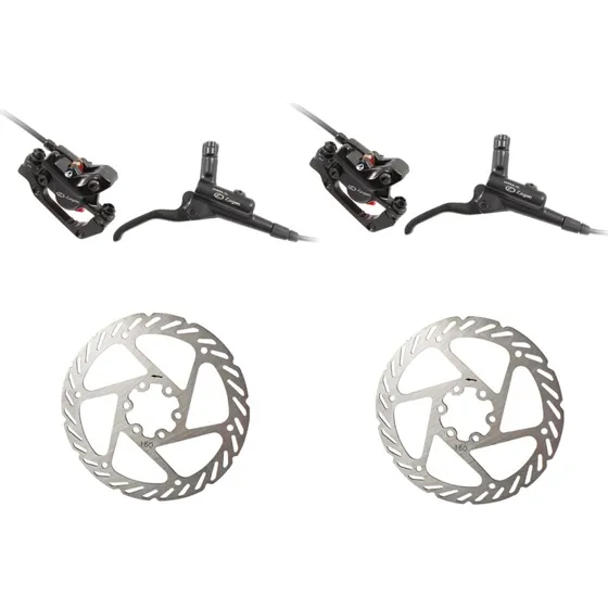 RMS Kit Freno a Disco Idraulico Anteriore + Posteriore