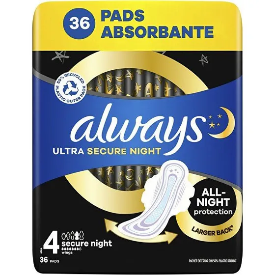 Always Assorbenti Ultra Secure Night 36 Pezzi