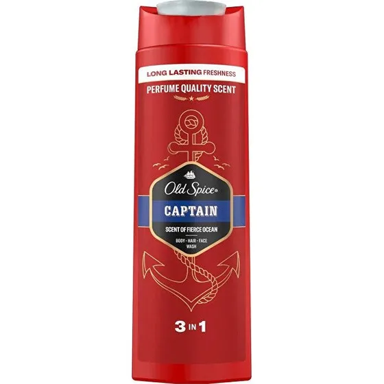 Old Spice Gel Doccia Captain 3 in 1 400 ml