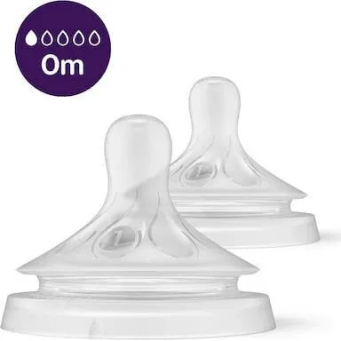 Avent Natural Response Tettarella Silicone Morbido Flusso Lento 2pz