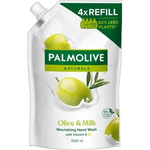 Palmolive Sapone Liquido Ricarica Latte e Oliva 1000 ml