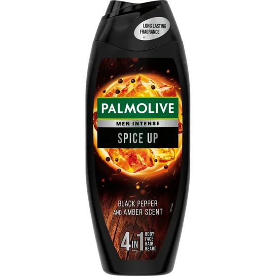 Palmolive Men Intense Spice Up Gel Doccia 4 in 1, 500 ml
