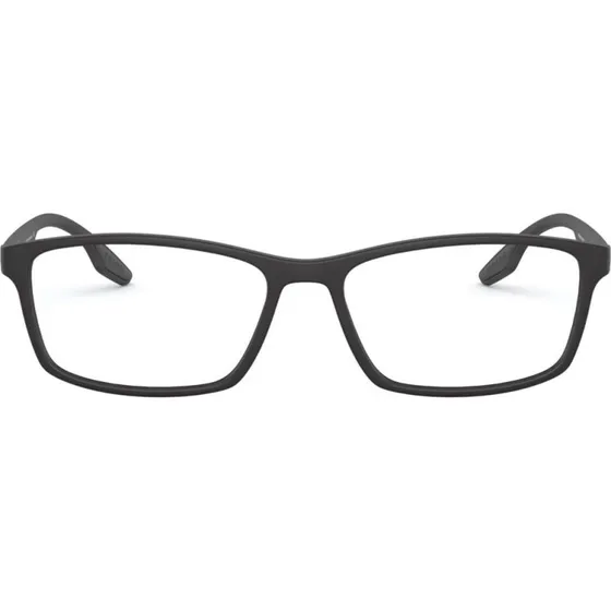 Prada Linea Rossa Occhiali da Vista Uomo Nero Geometrici VPS 04M