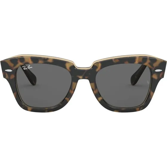 Ray-Ban State Street RB 2186 Occhiali da Sole Squadrati Avana