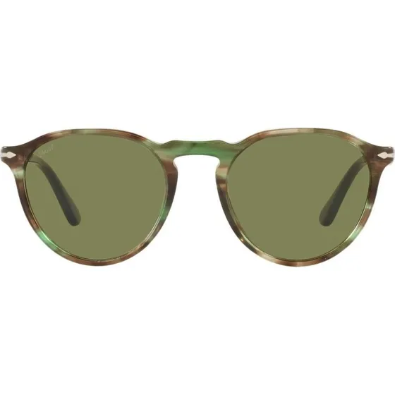 Persol PO 3286S Occhiali da Sole Unisex Verde Rotondi