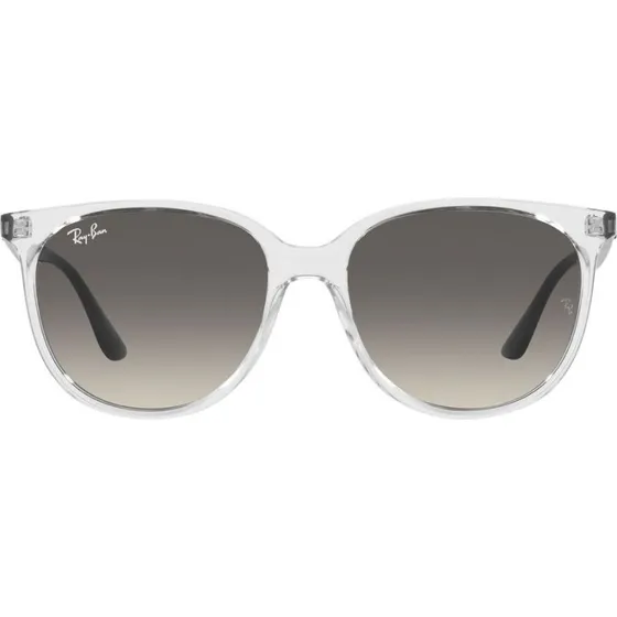 Ray-Ban RB 4378 Occhiali da Sole Donna Squadrati Trasparente Grigio