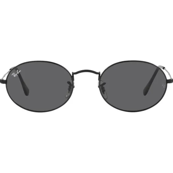Ray-Ban RB3547 Oval Occhiali da Sole Rotondi Unisex Nero Grigio