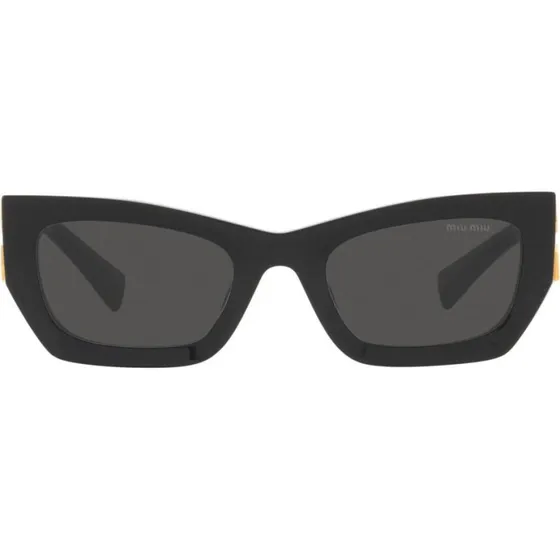 Miu Miu SMU 09WS Occhiali da Sole Geometrici Nero e Grigio
