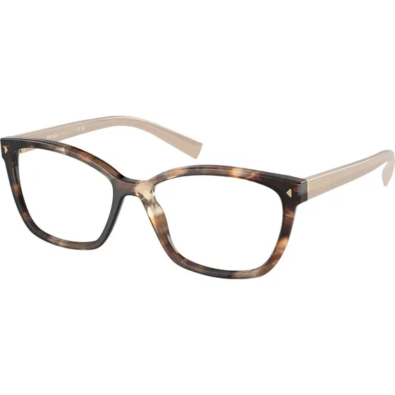 Prada PR 15ZV 07R1O1 Montatura Occhiali da Vista Acetato Marrone