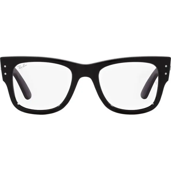 Ray-Ban Mega Wayfarer RX 0840V Occhiali da Vista Nero Geometrico