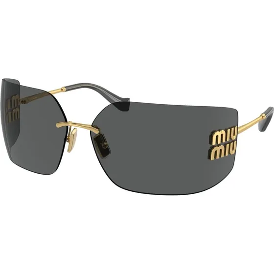 Miu Miu MU 54YS 5AK5S0 Occhiali da Sole Geometrici Oro e Grigio
