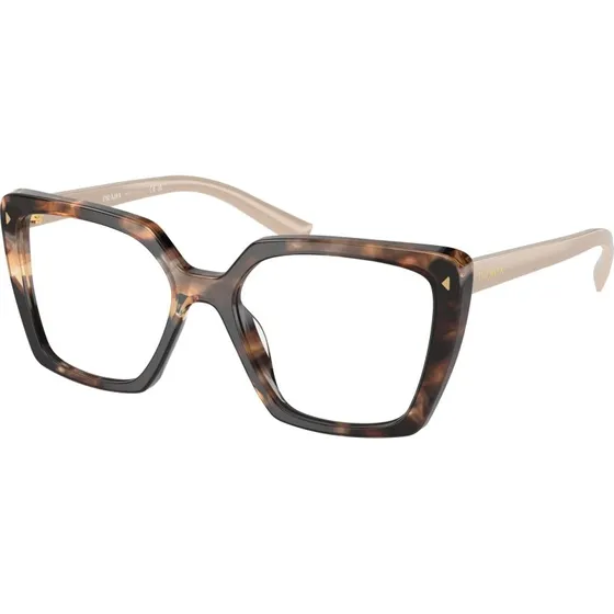 Prada PR 16ZV 07R1O1 Occhiali da Vista Donna Acetato Tartaruga
