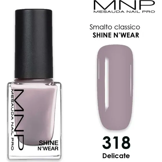 Mesauda MNP Shine N'Wear 318 Delicate - Smalto Unghie 10ml