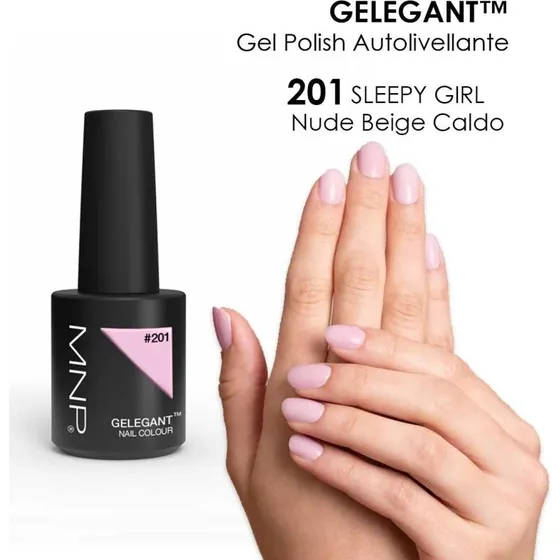 MNP Gelegant Gel Polish 201 Sleepy Girl - Smalto Semipermanente