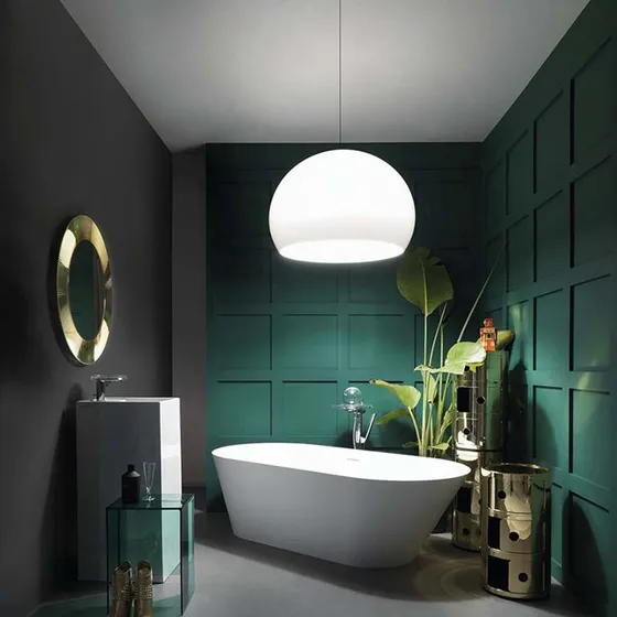 Lampada a sospensione Kartell FL/Y Bianca