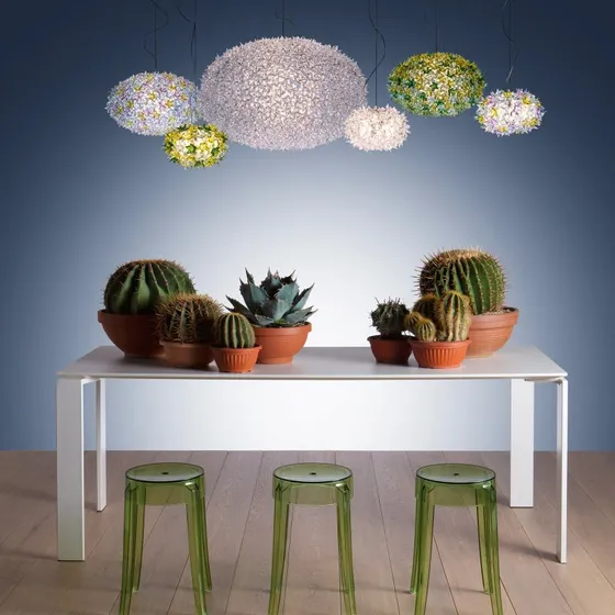 Kartell Bloom S1 Lampada a Sospensione G9 - Lavanda