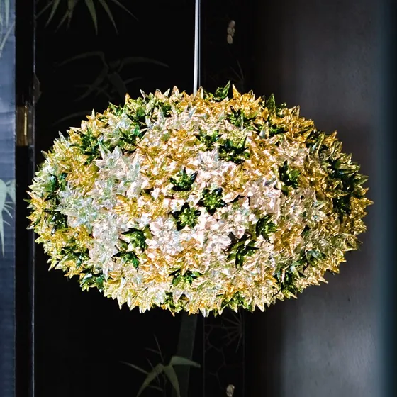 Kartell Bloom S1 Lampada a Sospensione Menta