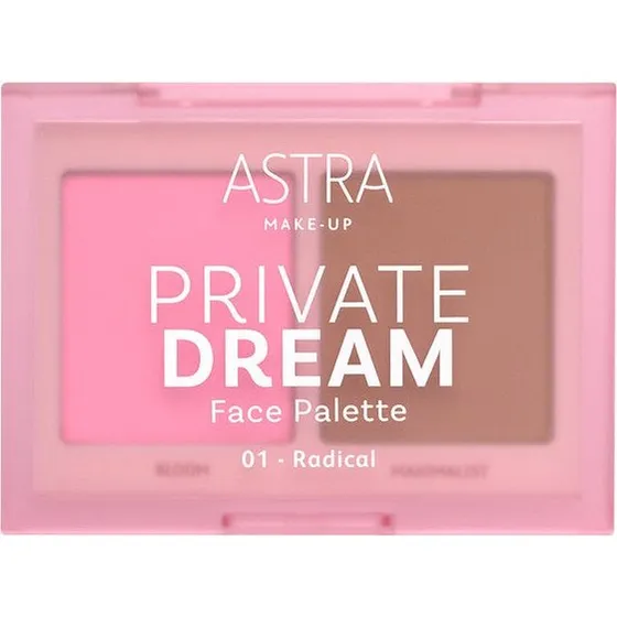 Astra Make-Up Private Dream Face Palette Blush + Bronzer 01 Radical