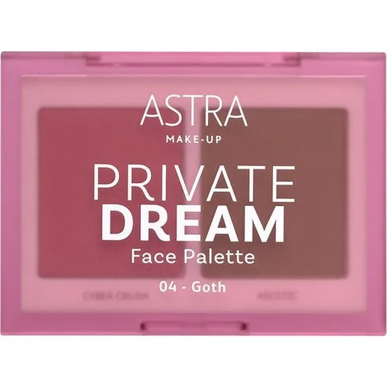 Astra Make-Up Private Dream Face Palette Blush + Bronzer 04 Goth