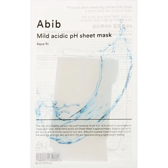 Abib Mild Acidic pH Aqua Fit Maschera Viso Idratante