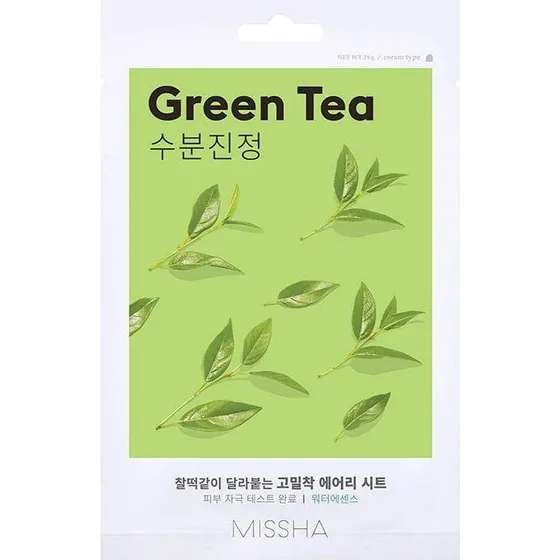 Missha Airy Fit Maschera in Foglio Green Tea 19 g