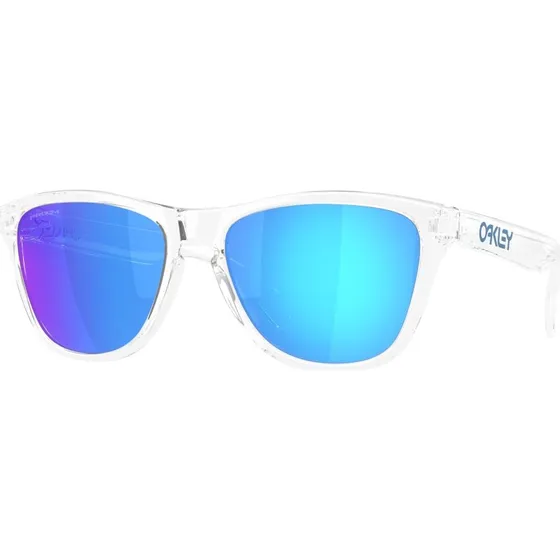Oakley Frogskins S Occhiali da Sole Round Trasparente Blu