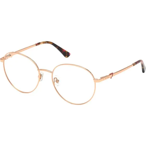 Guess GU2812 Occhiali da Vista Donna Rotondi Oro Rosé