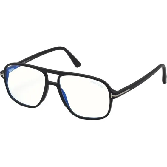 Tom Ford FT 5737-B Blue Block Occhiali da Vista Uomo Nero