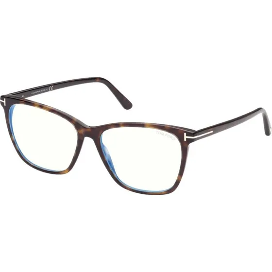 Tom Ford FT 5762-B Blue Block Occhiali da Vista Farfalla Avana