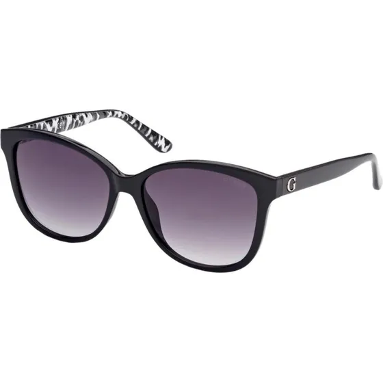 Guess GU7828 Occhiali da Sole Donna Squadrati Neri con Lenti Grigie