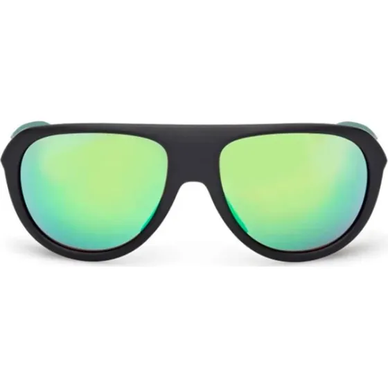 Adidas Occhiali da Sole Unisex SP0110 Nero Geometrico Verde