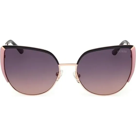Guess GU00217 Occhiali da Sole Cat-Eye Nero e Oro