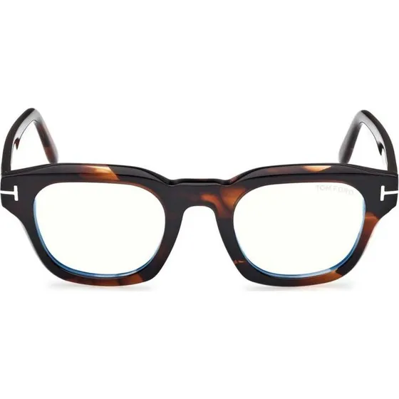 Tom Ford FT6083-B Blue Block Occhiali Da Vista Squadrati Avana