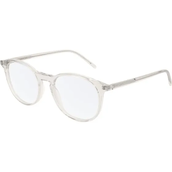 Saint Laurent SL 106 Occhiali da Vista Rotondi Trasparente Beige
