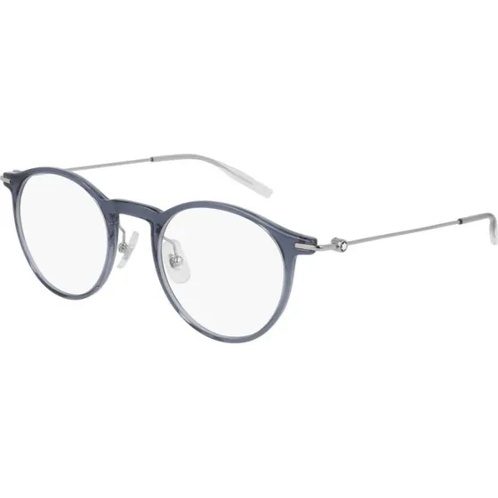 Montblanc MB0099O Occhiali da Vista Uomo Blu Pantos