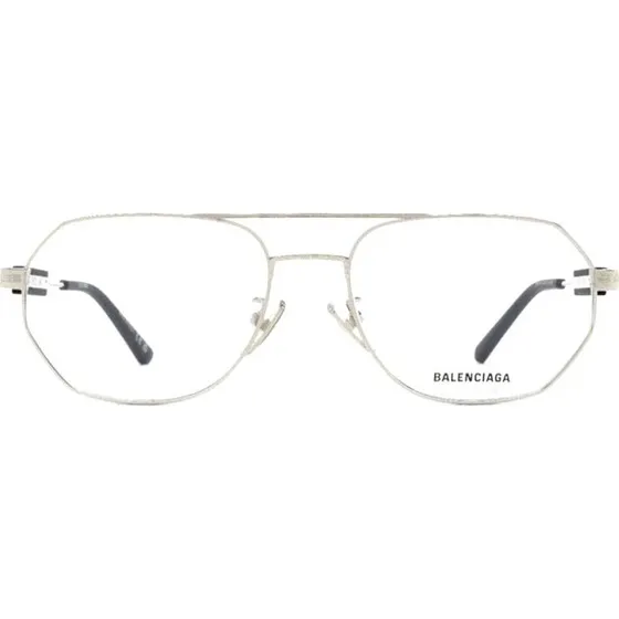 Balenciaga BB0117O Occhiali Da Vista Pilot Argento Unisex