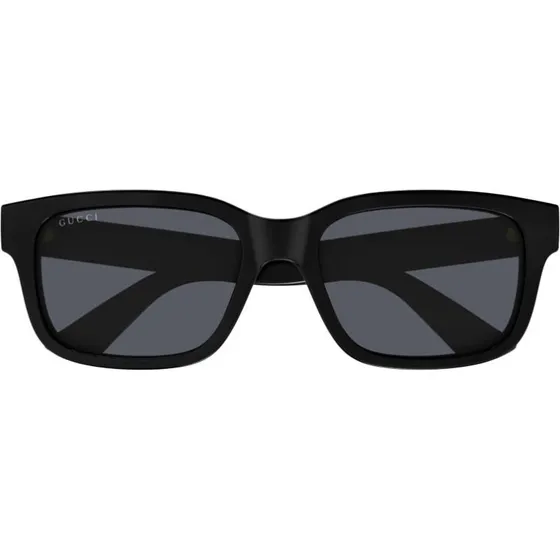 Gucci GG1583S Occhiali da Sole Uomo Quadrati Neri con Lenti Grigie