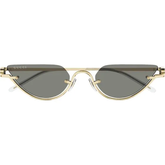 Gucci GG1603S Occhiali da Sole Cat-Eye Oro e Grigio 53mm