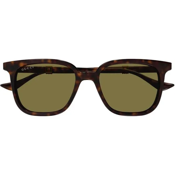 Gucci GG1493S Occhiali da Sole Uomo Squadrati Avana 54mm