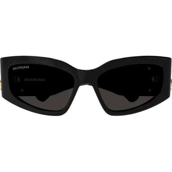 Balenciaga BB0321S Occhiali da Sole Cat-Eye Nero e Grigio