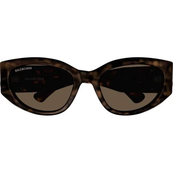 Balenciaga BB0324SK Occhiali da Sole Donna Ovali Avana Marrone