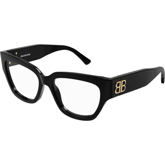 Balenciaga BB0326O 001 Occhiali da Vista Donna Acetato Nero