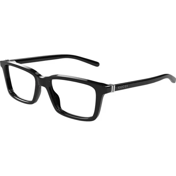 Gucci GG1672O Occhiali da Vista Uomo Squadrati in Acetato Nero