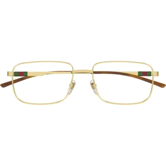 Gucci GG1678O Occhiali da Vista Uomo Rettangolari Oro
