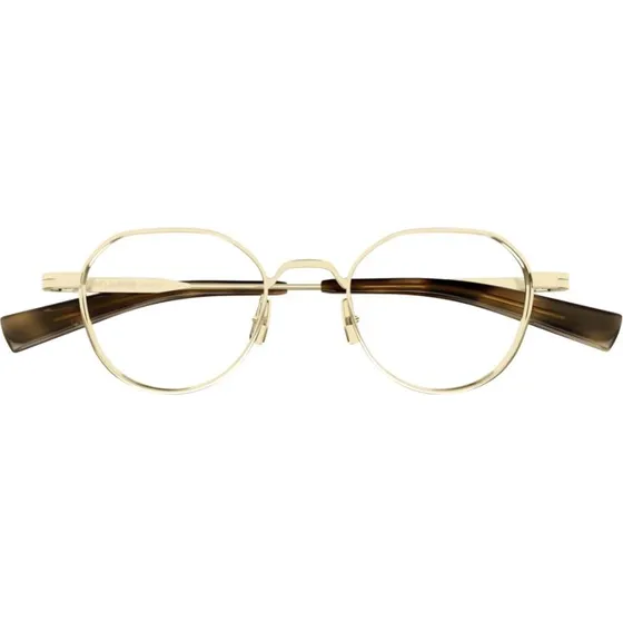Saint Laurent SL 730 Occhiali da Vista Uomo Oro Rotondi