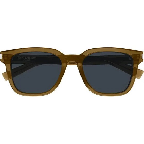 Saint Laurent SL 711 Sun Occhiali da Sole Squadrati Marrone/Grigio