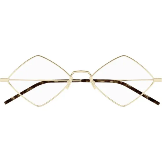 Saint Laurent SL 302 Lisa Occhiali da Vista Donna Oro Geometrici