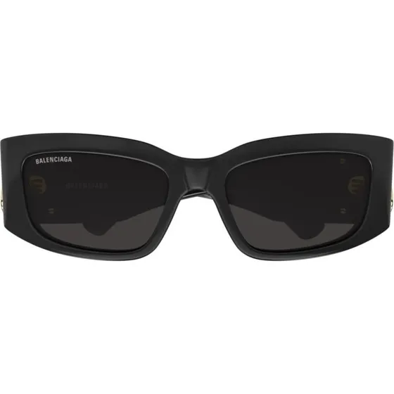 Balenciaga BB0360S Occhiali da Sole Rettangolari Nero/Grigio