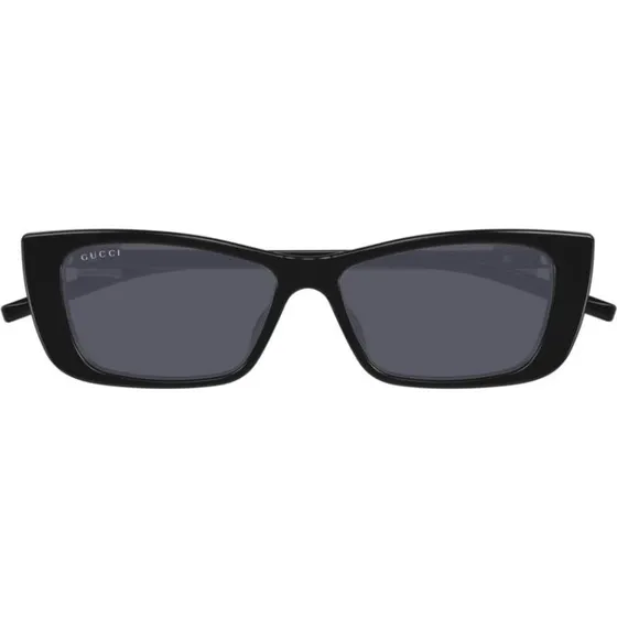 Gucci GG1681S Occhiali da Sole Cat-Eye Nero e Grigio 53mm