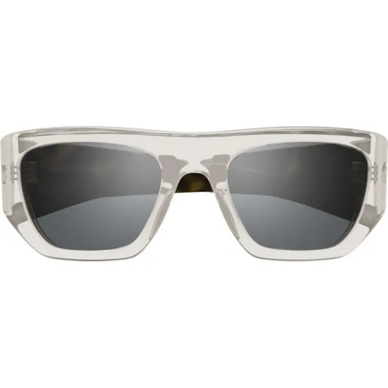 Saint Laurent SL 740 Occhiali da Sole Donna Squadrati Bianco/Beige